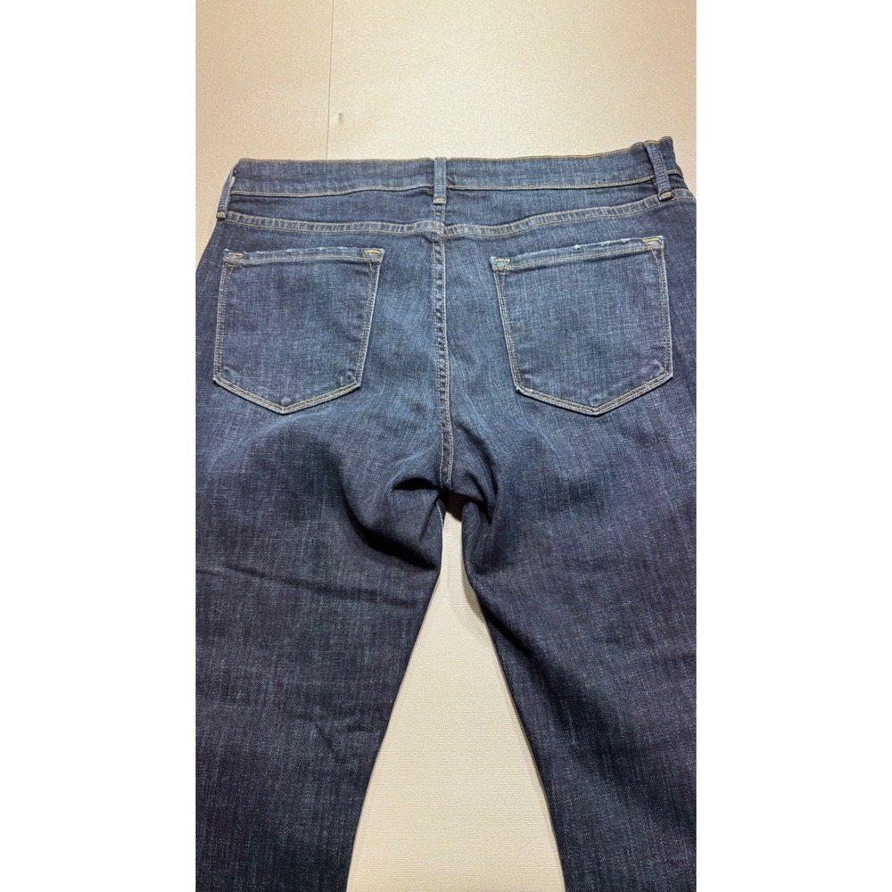 NWT FRAME Le Garcon Crop Jeans Cova Dark Wash Distressed Boyfriend Denim 29 - Picture 5 of 8